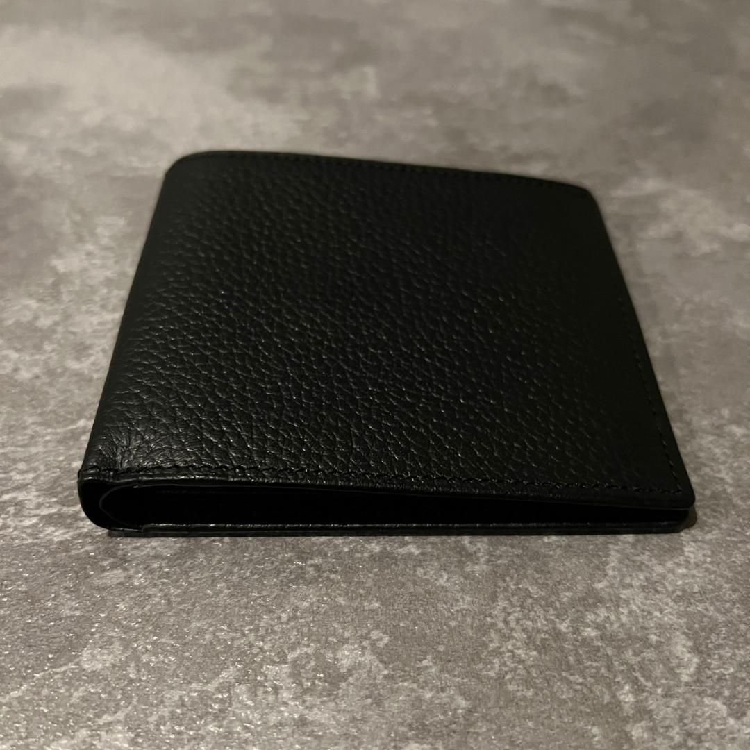 ⭐️Burberrys⭐️バーバリーズ 二つ折り財布 ノバチェック シボ革 黒