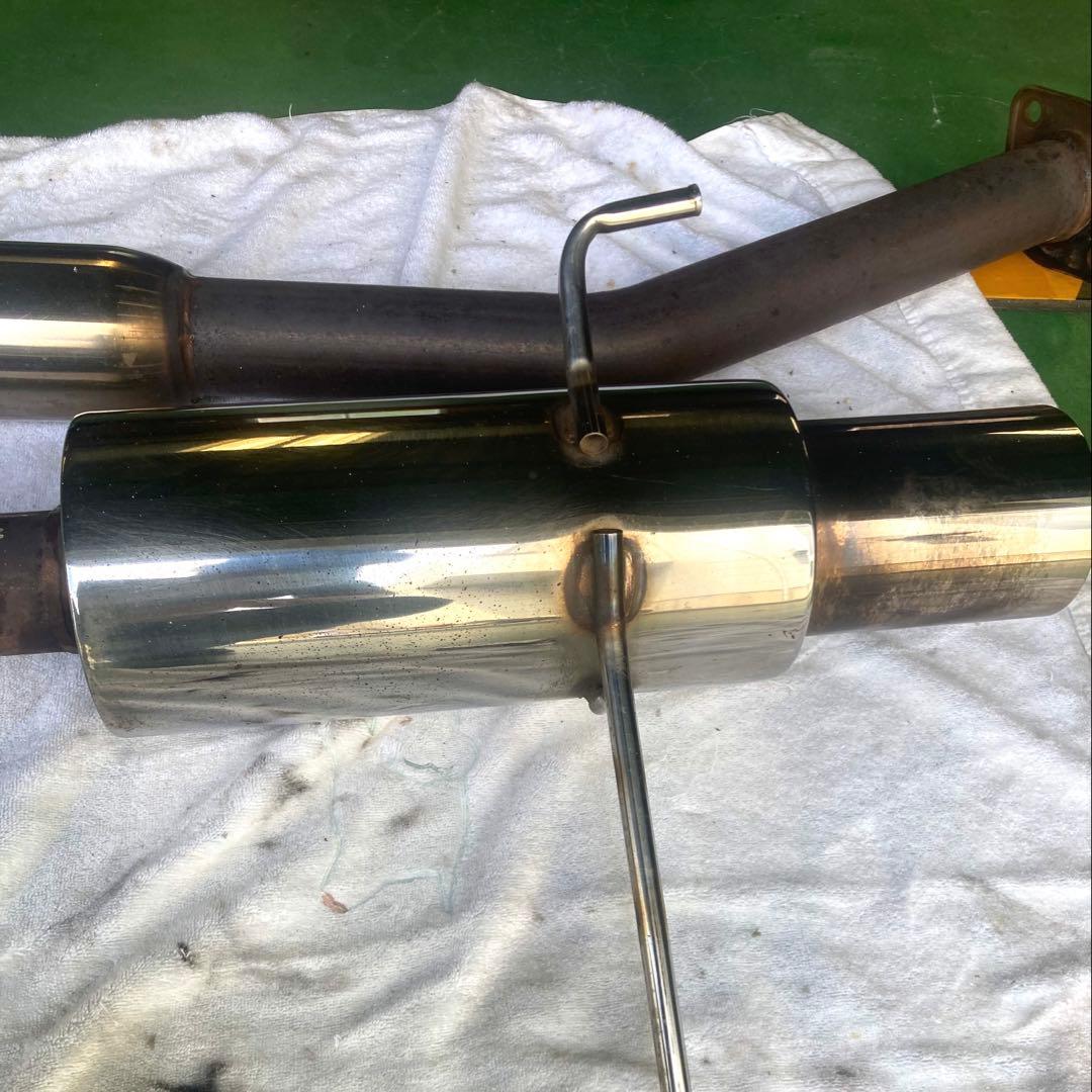 日産シルビア　S15 ステンレスマフラー　100パイ　送料込み！