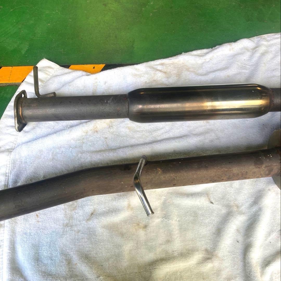 日産シルビア　S15 ステンレスマフラー　100パイ　送料込み！