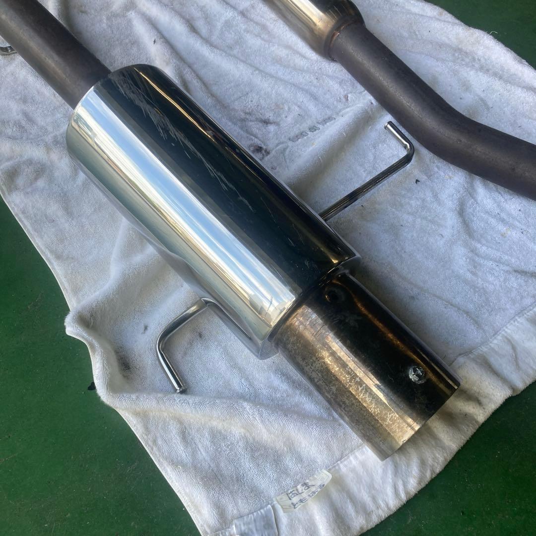 日産シルビア　S15 ステンレスマフラー　100パイ　送料込み！