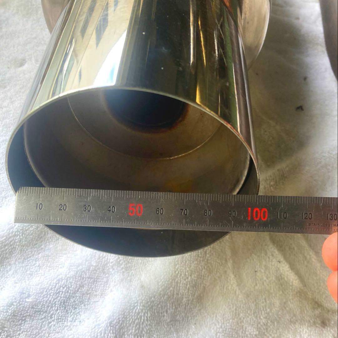 日産シルビア　S15 ステンレスマフラー　100パイ　送料込み！