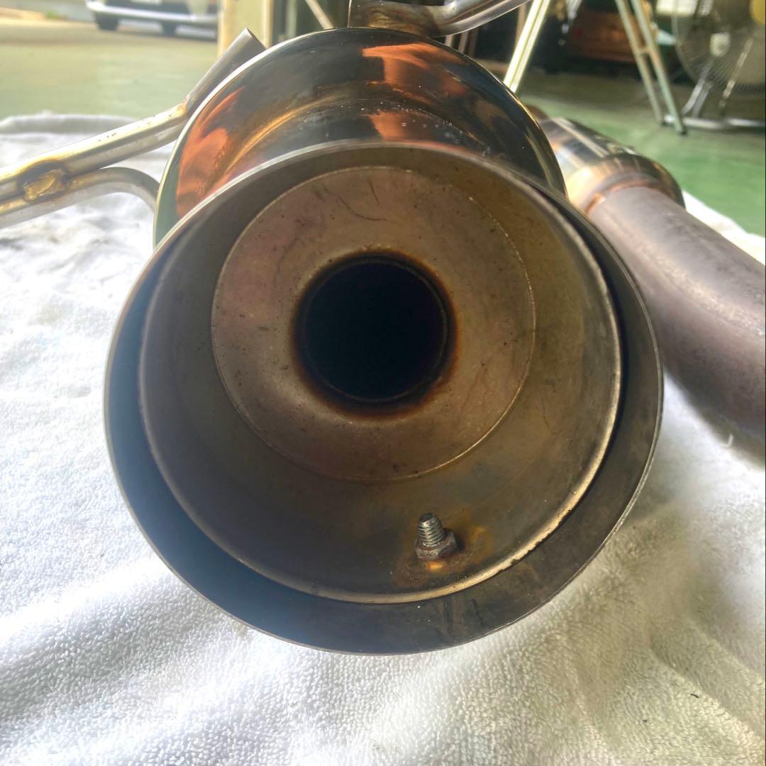 日産シルビア　S15 ステンレスマフラー　100パイ　送料込み！