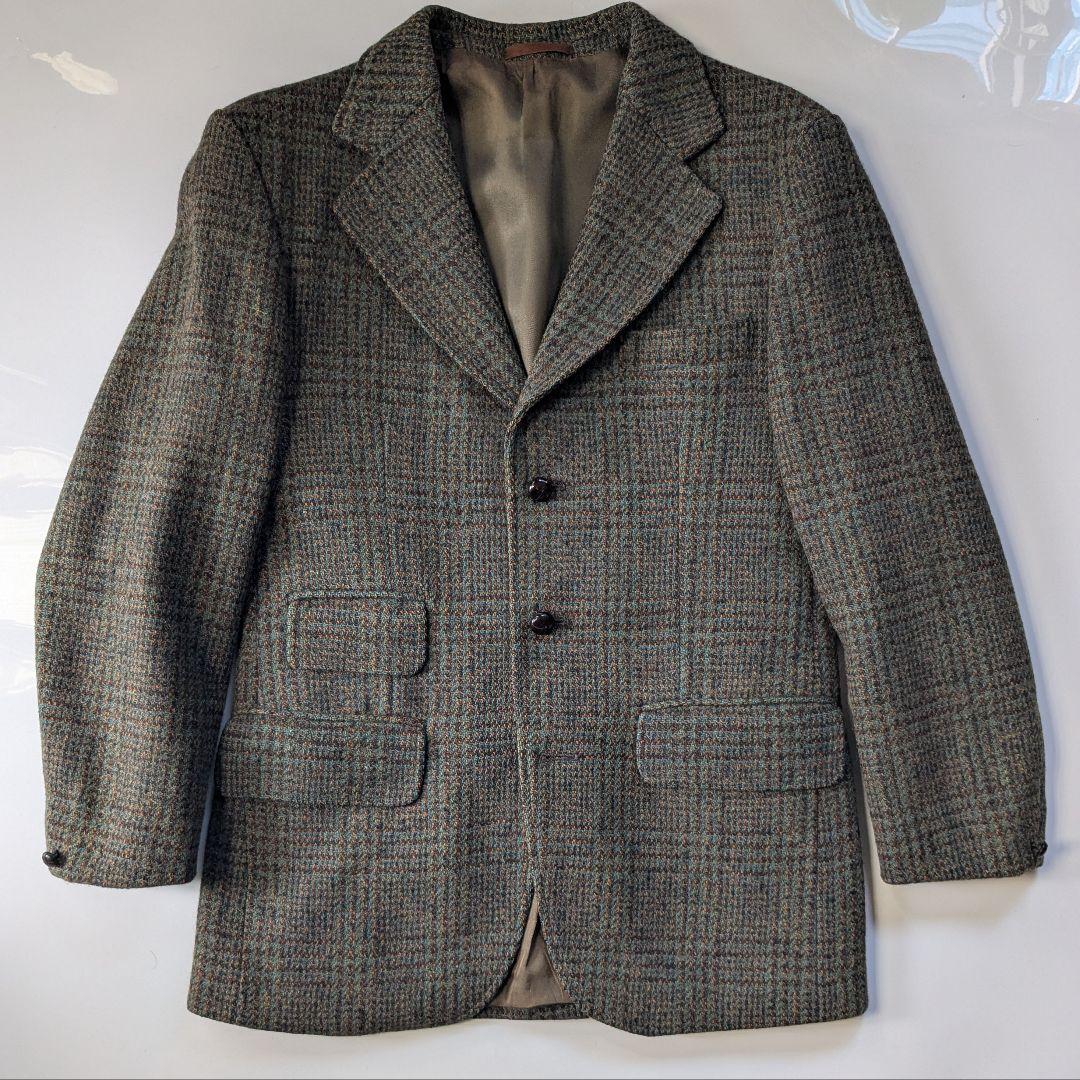 60s 70s dunn&co イギリス製 ハリスツイード ジャケット 96