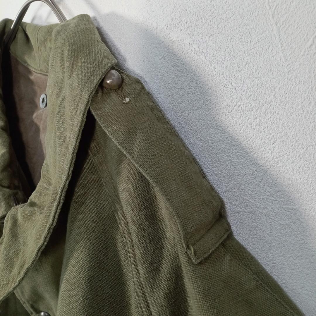 50s フランス軍 M35 モーターサイクル コート ミリタリー　L