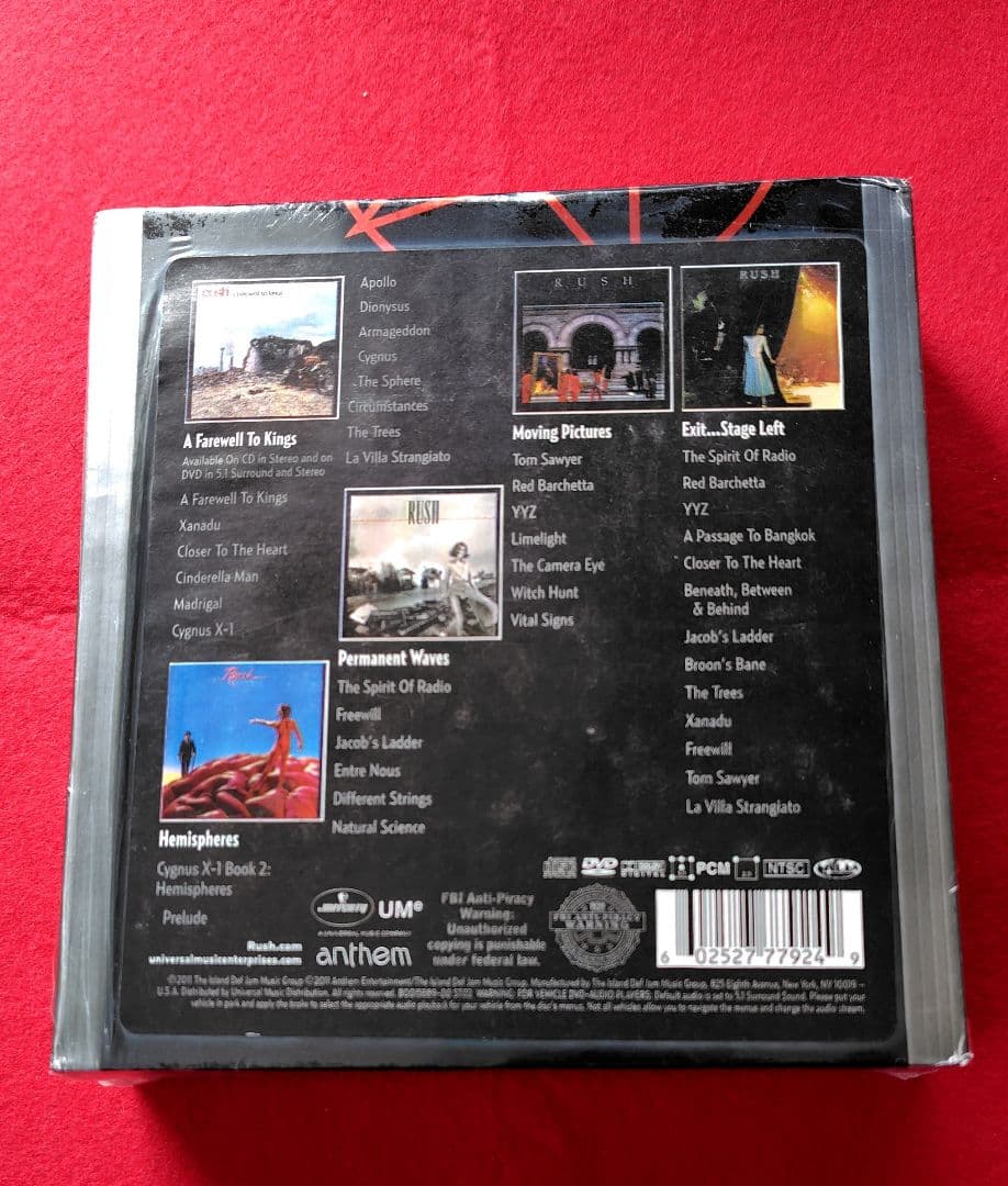 ラッシュRUSH　SECTOR 2 【5CD+1DVD BOX SET】