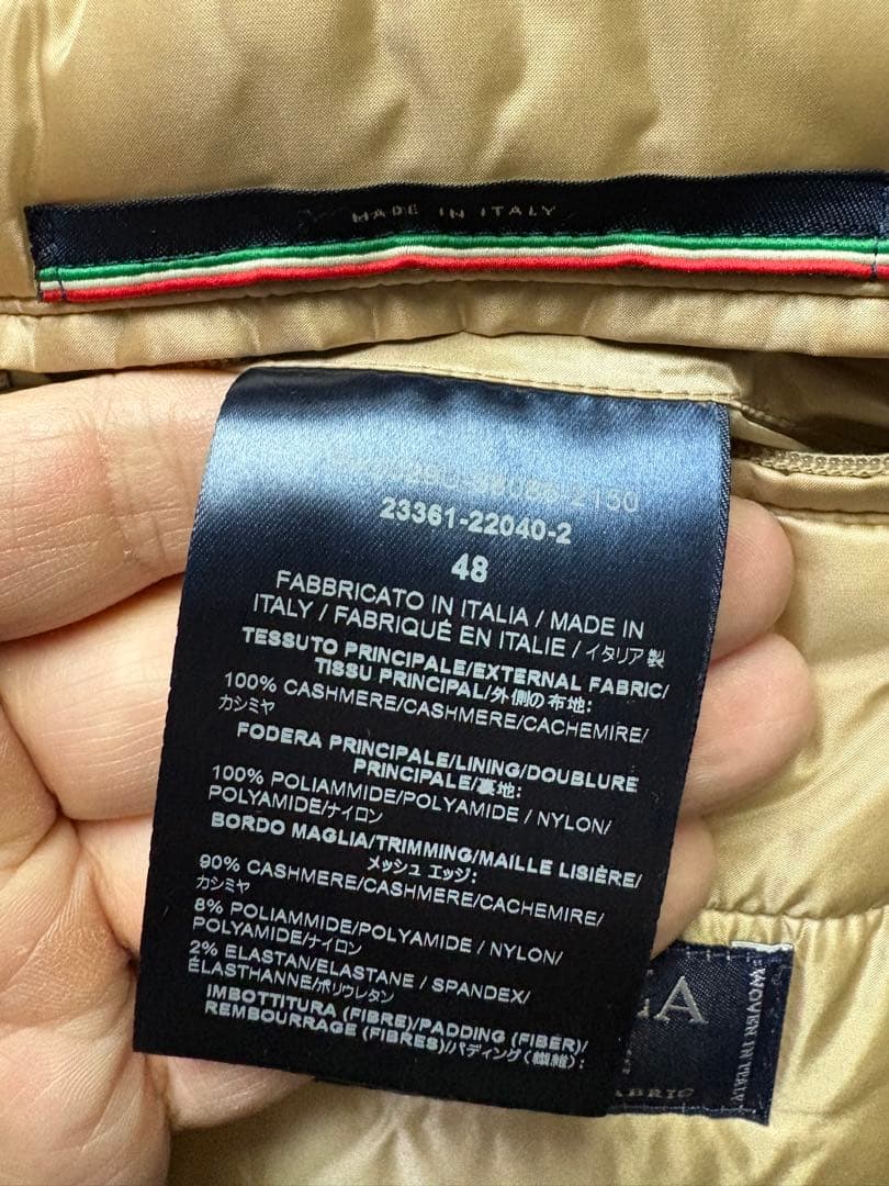 HERNO／ヘルノ　カシミヤ・ウールダウンコート