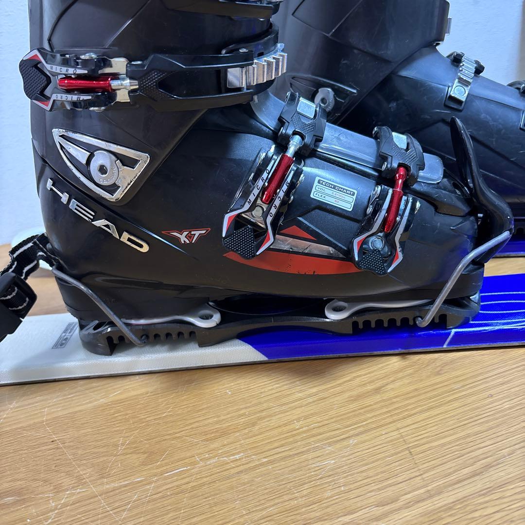 メンズ　ショートスキーセット　SALOMON head 26-26.5cmブーツ