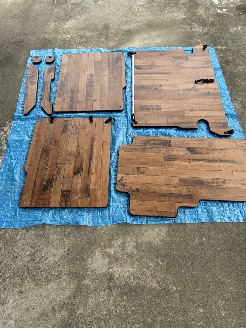 N-VAN用のフロアボード、荷室テーブル、フロントテーブルセット