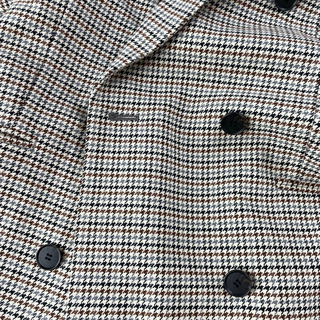 美品 23区 ガンクラブチェックストレッチ ジャケットサイズ38