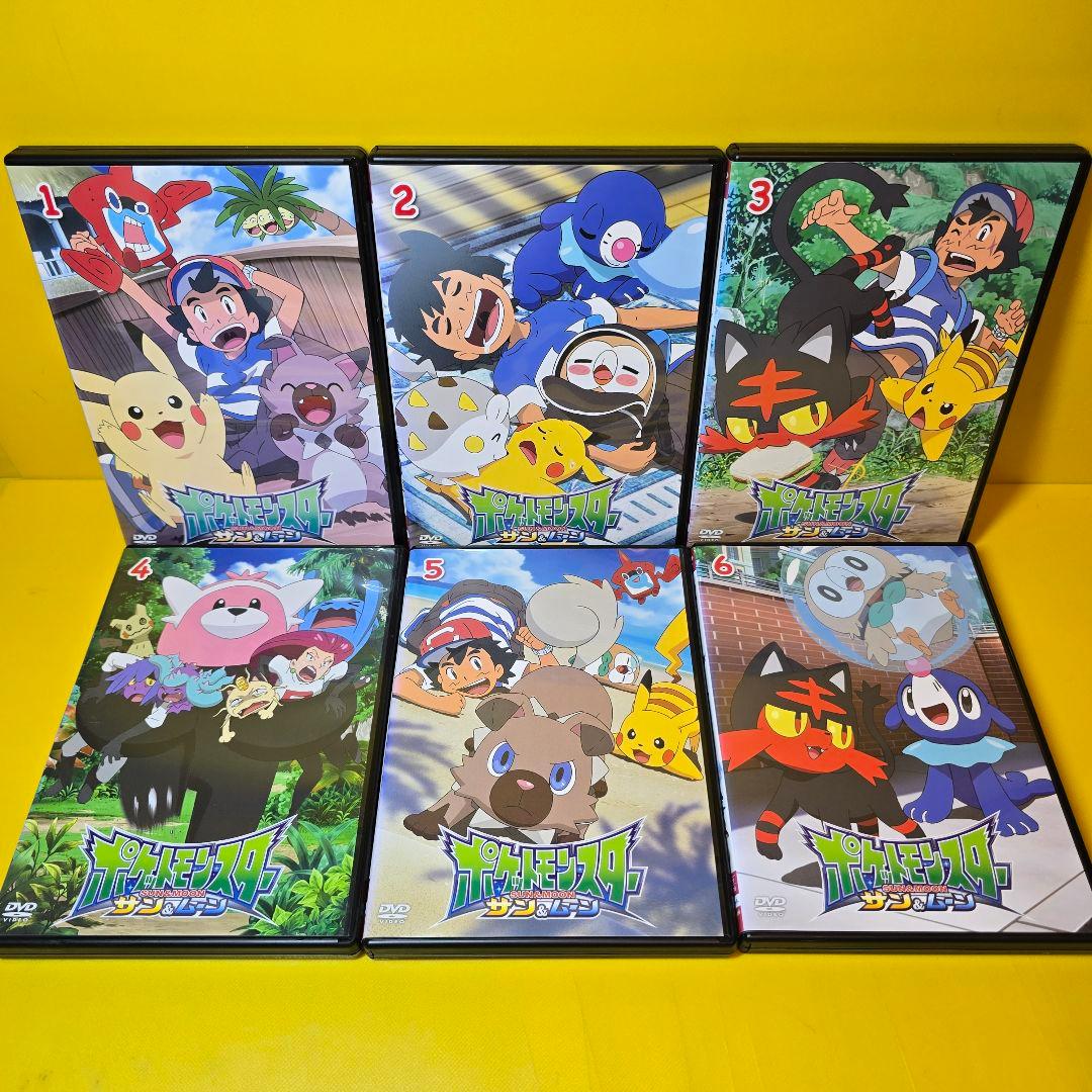 新品ケース交換済み　ポケットモンスター　サン&ムーン　DVD 全49巻セット