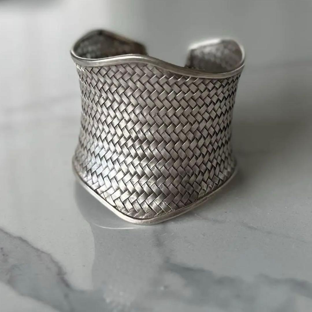 【新品】カレンシルバー｜カレン族｜バングル｜アミ｜男女兼用