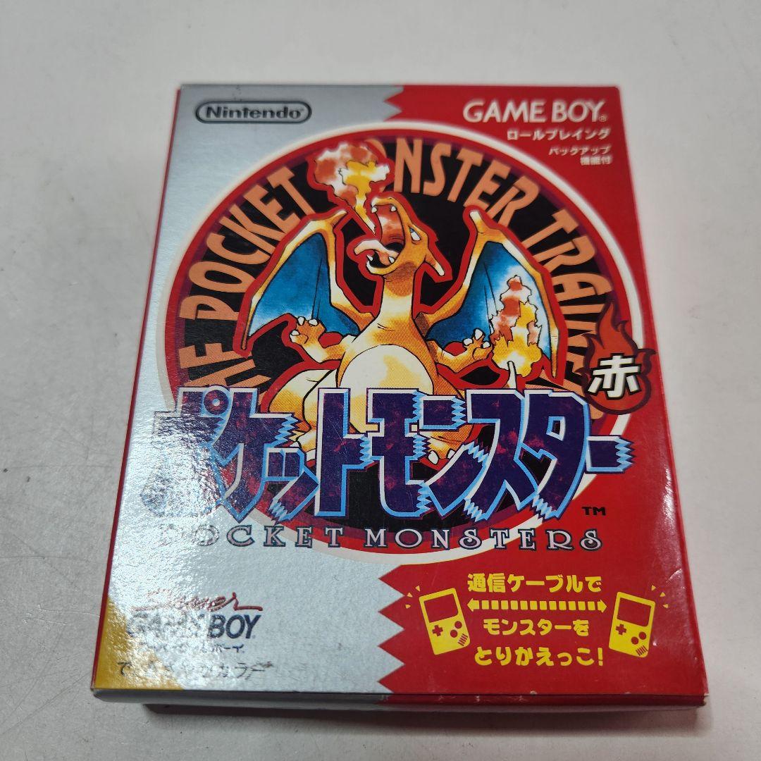 【動作確認済】ゲームボーイ ポケットモンスター レッド 赤 初期ロット 初代