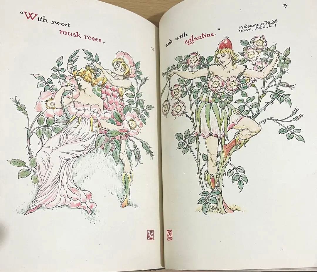 No.201激レア 超希少 アンティーク 古書 洋書 絵本ウォルター・クレイン