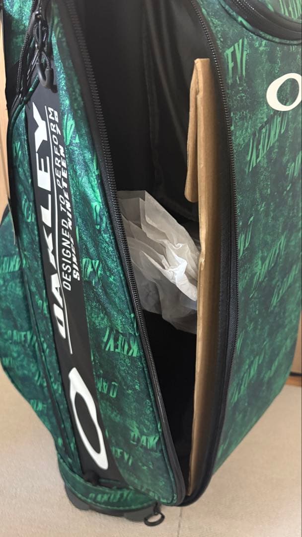 ゴルフバッグ・キャディバッグ OAKLEY BG GOLF BAG 13.0 73E LASER GREEN