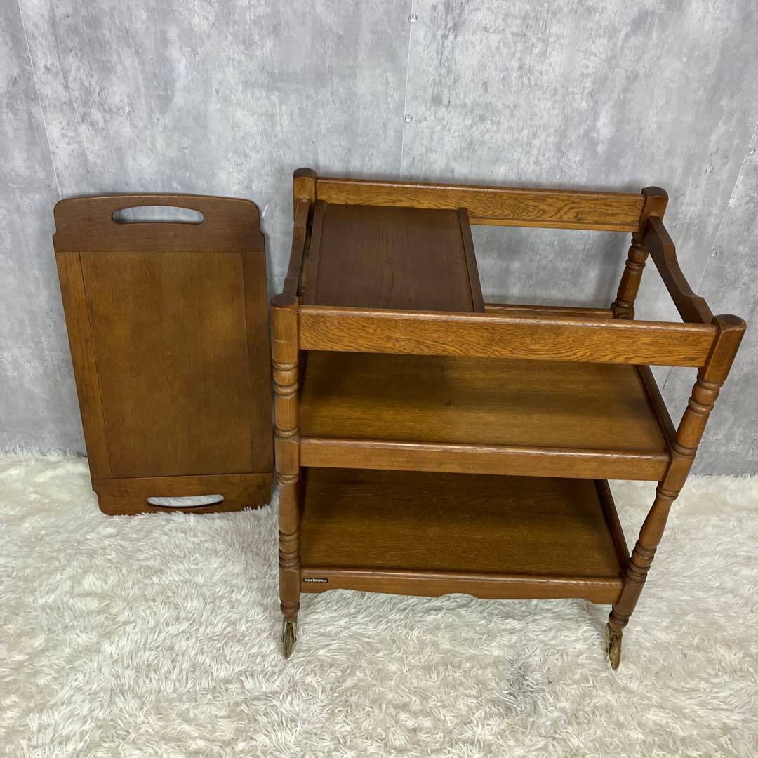 mako miniカリモク Karimoku キッチンワゴン アンティーク