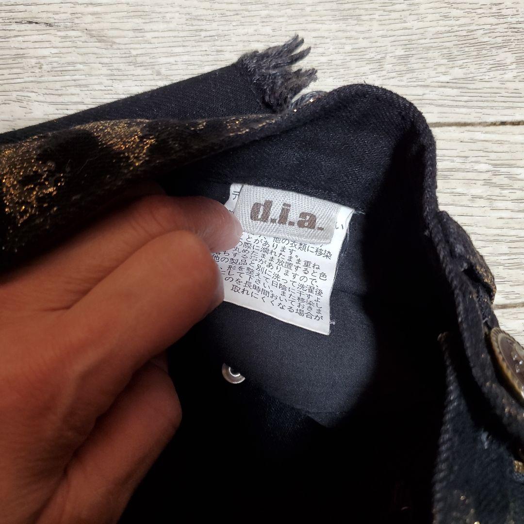 d.i.a 　ラメラメ　デニム　ショートパンツ　平成ギャル