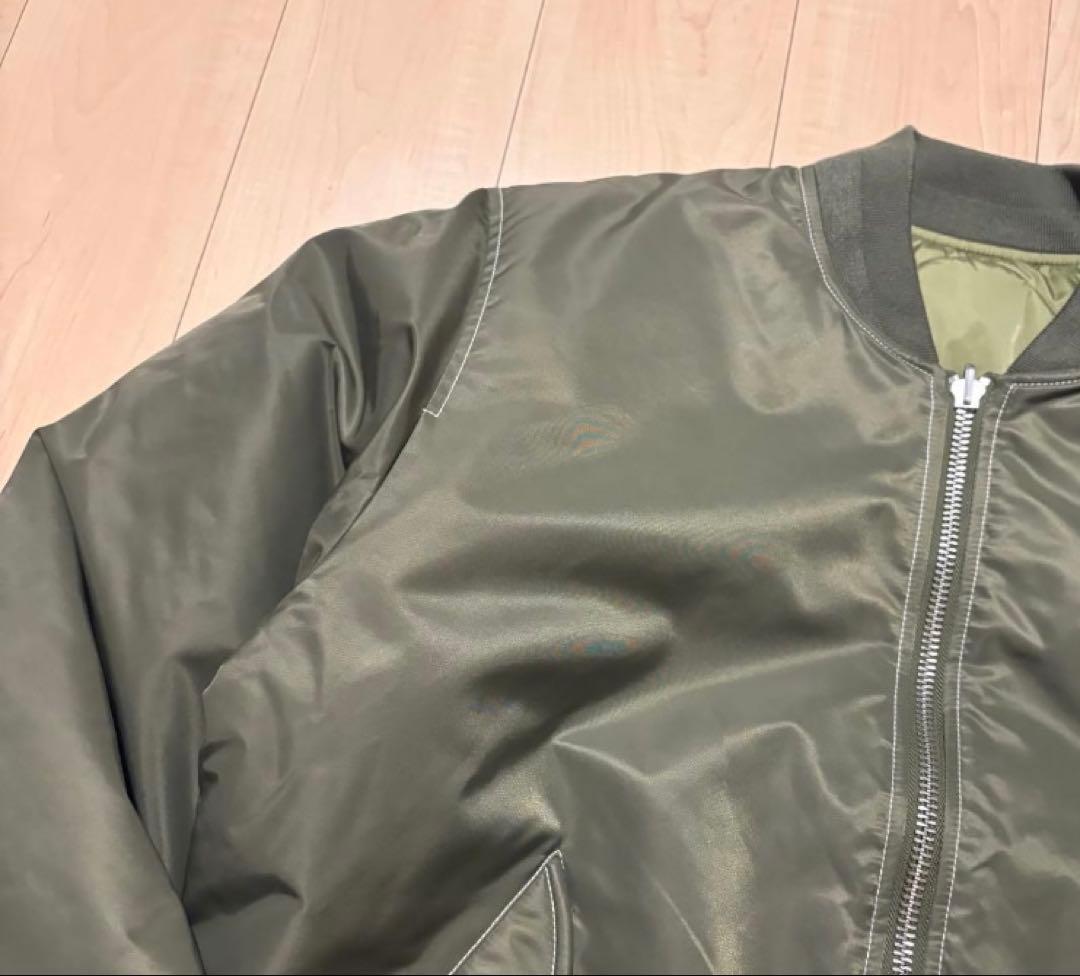 美品　stussyMA-1ジャケット Lサイズ