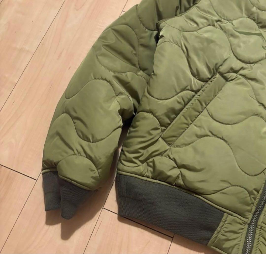 美品　stussyMA-1ジャケット Lサイズ