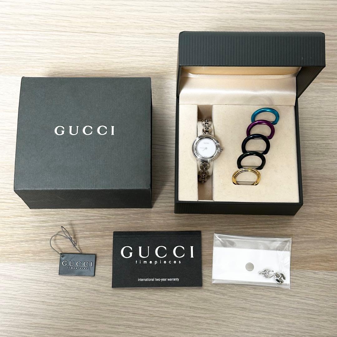 GUCCI 11/12.2L チェンジベゼル 6色 クォーツ グッチ