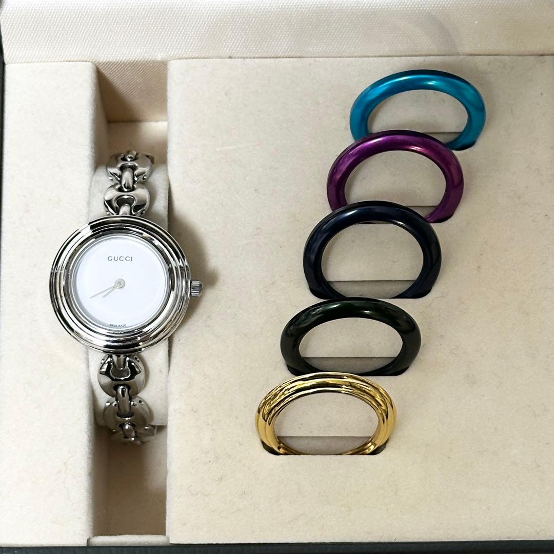 GUCCI 11/12.2L チェンジベゼル 6色 クォーツ グッチ