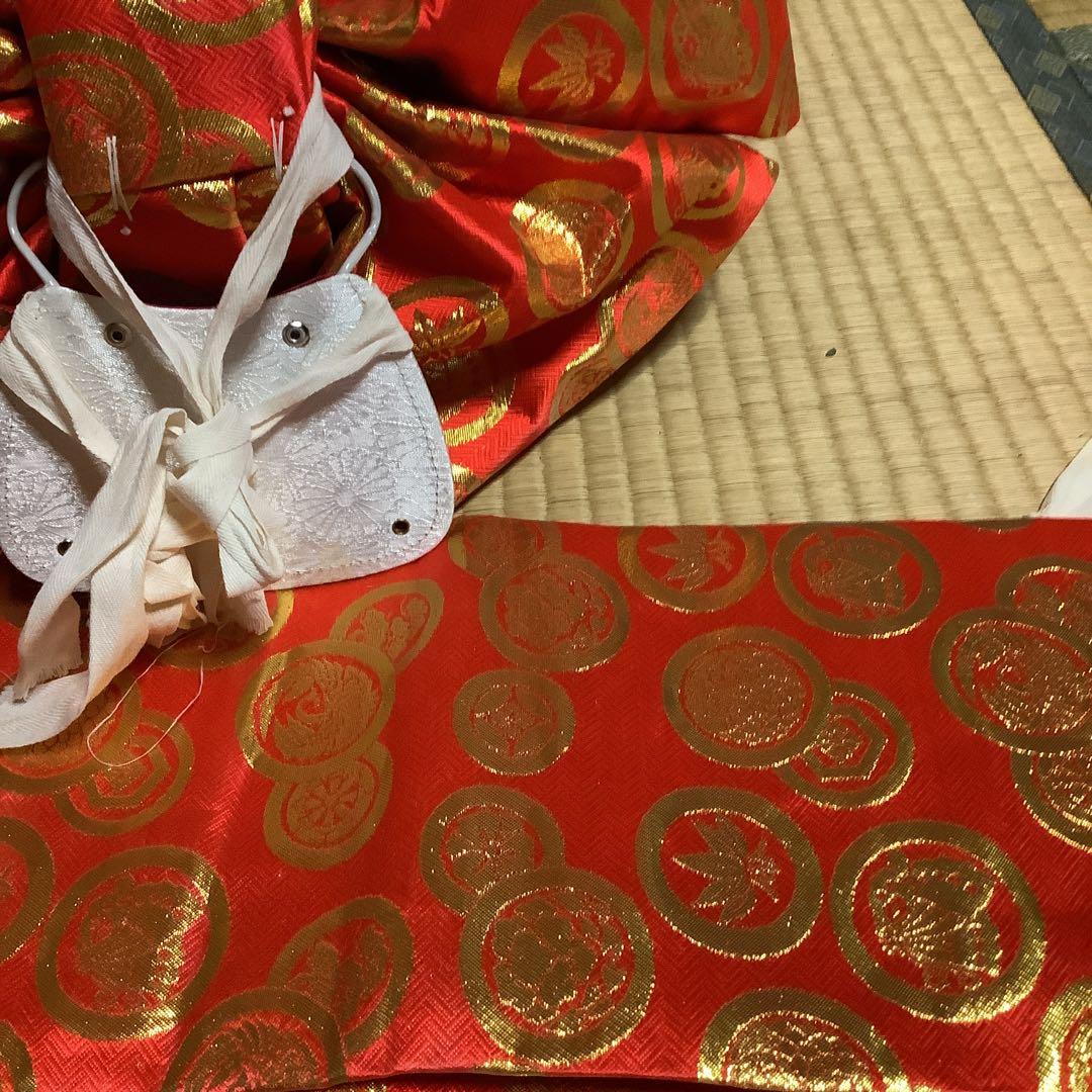 七五三　七歳用フルセット　帯幅18センチ　草履サイズ21センチ