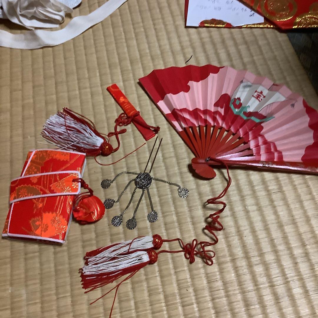 七五三　七歳用フルセット　帯幅18センチ　草履サイズ21センチ