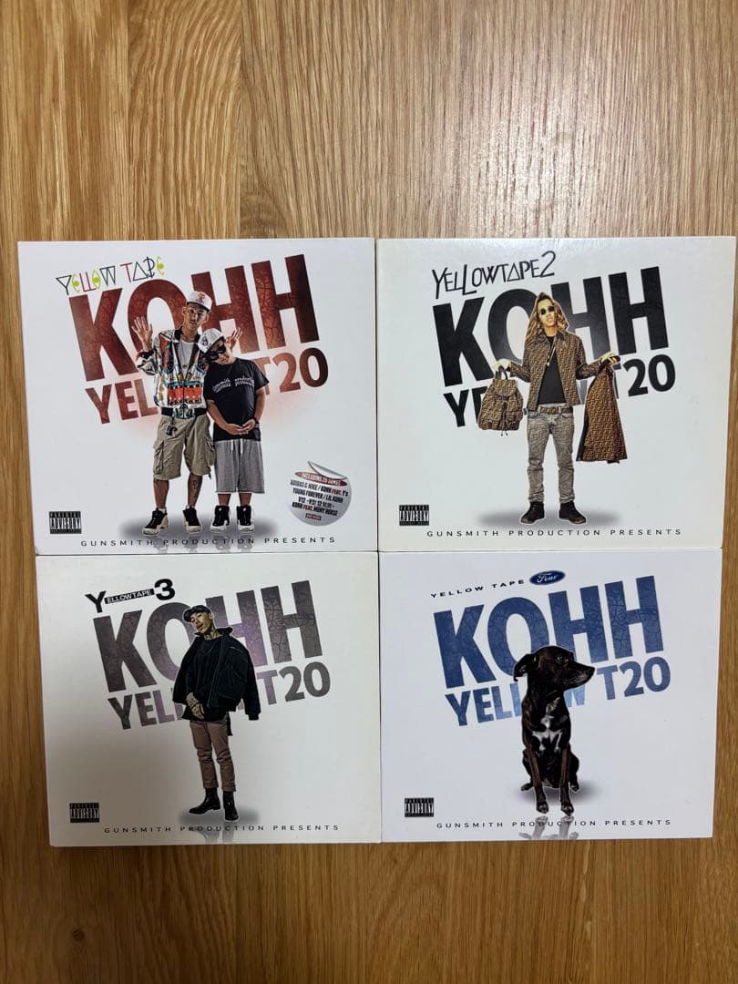 KOHH YELLOW TAPE 4枚セット