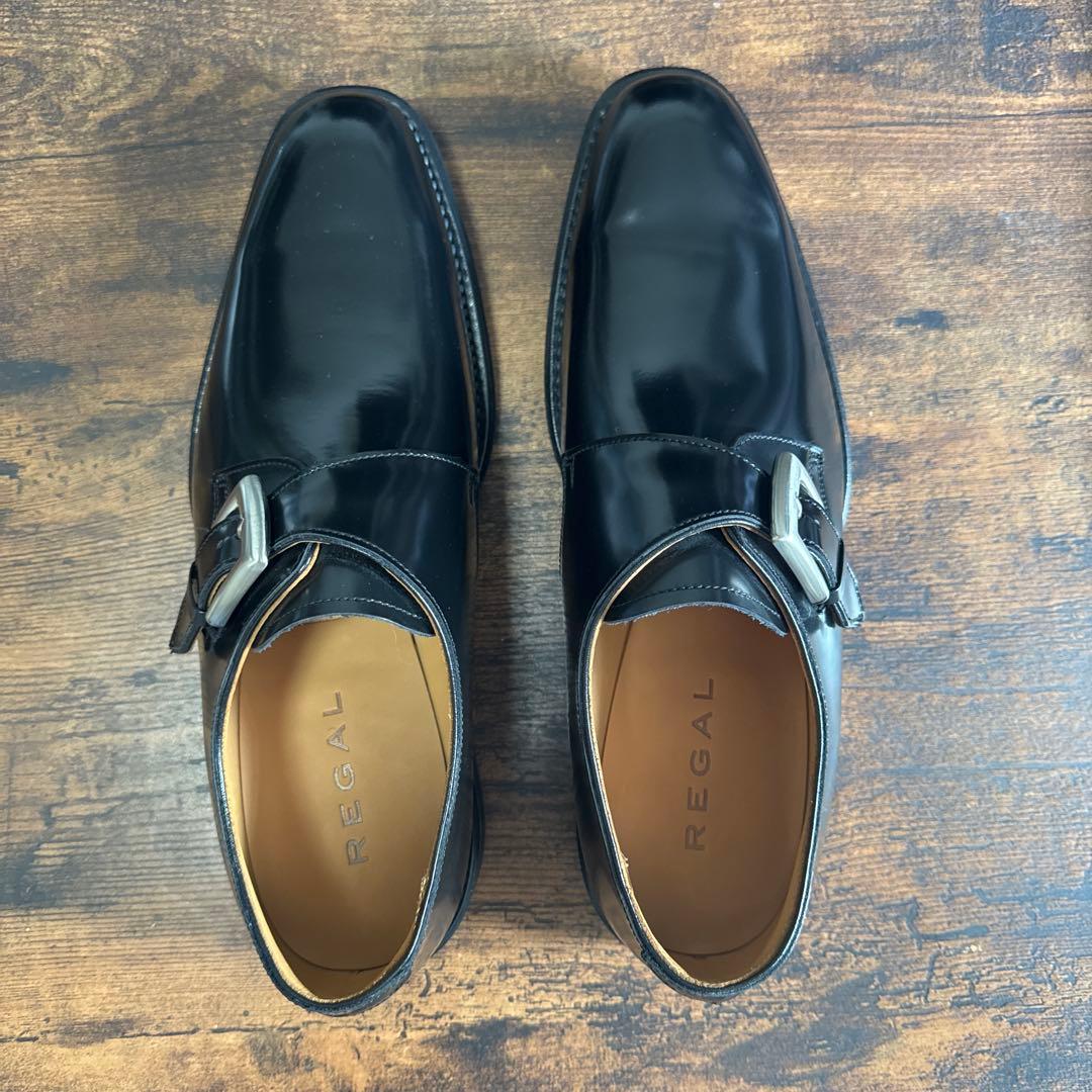 REGAL ブラック ビジネスシューズ 25cm