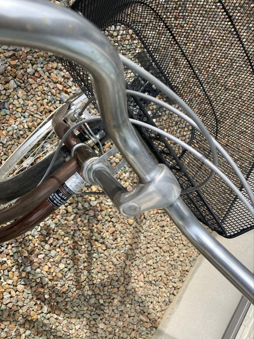 自転車 26インチ 変速6段 ブラウン 直接引取り限定 岐阜