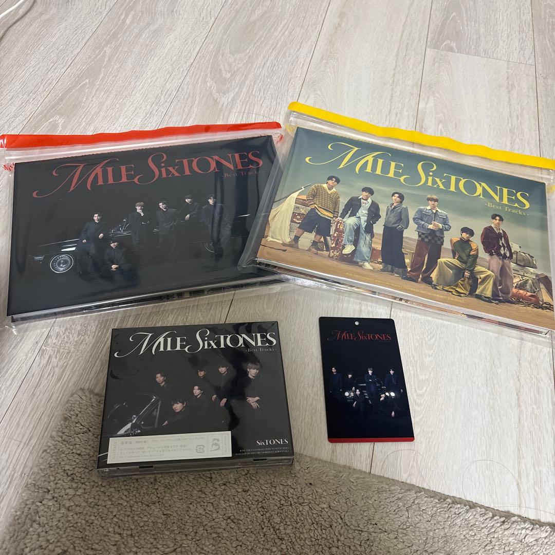 MILE SixTONES 3形態　購入特典のSixTONESパス付き