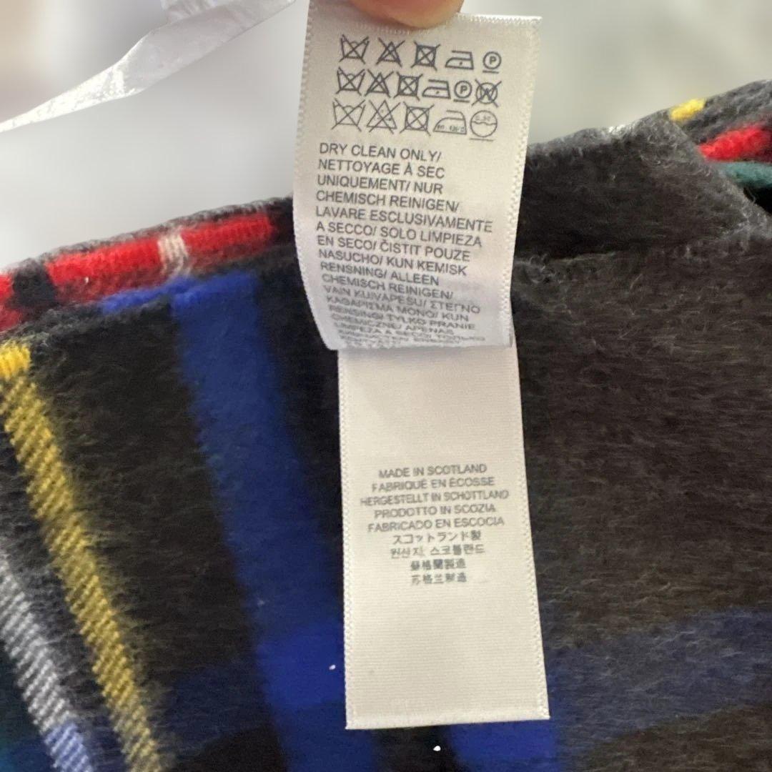 Johnstons of Elgin★カシミアタータンチェックストール