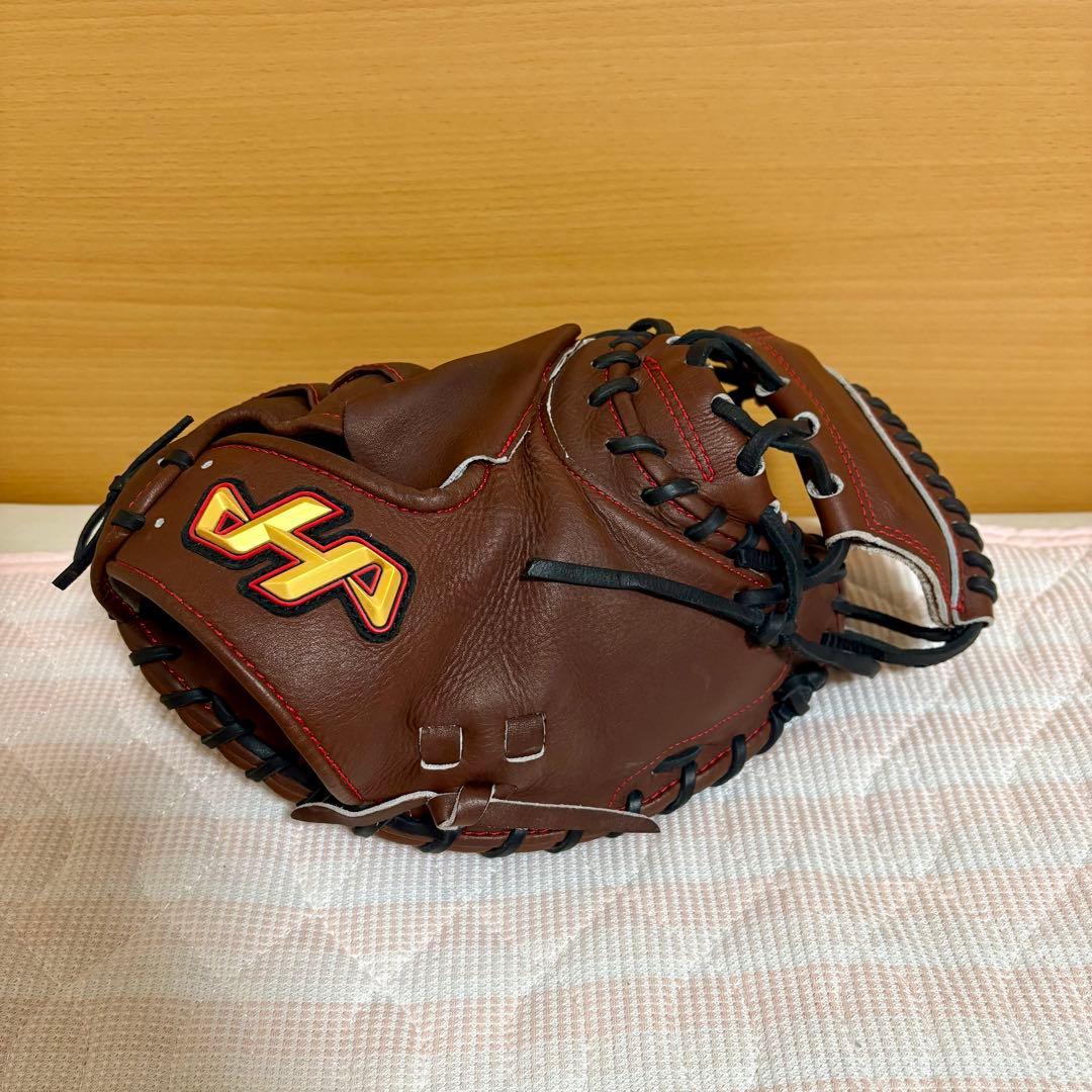 【ほぼ型付けのみ】ハタケヤマキャッチャーミット硬式用甲斐モデル