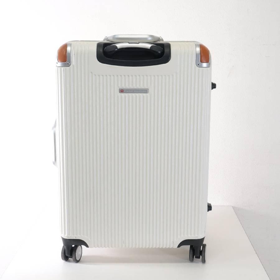 展示品 スイスミリタリー スーツケース プレミアムC ホワイト 64L