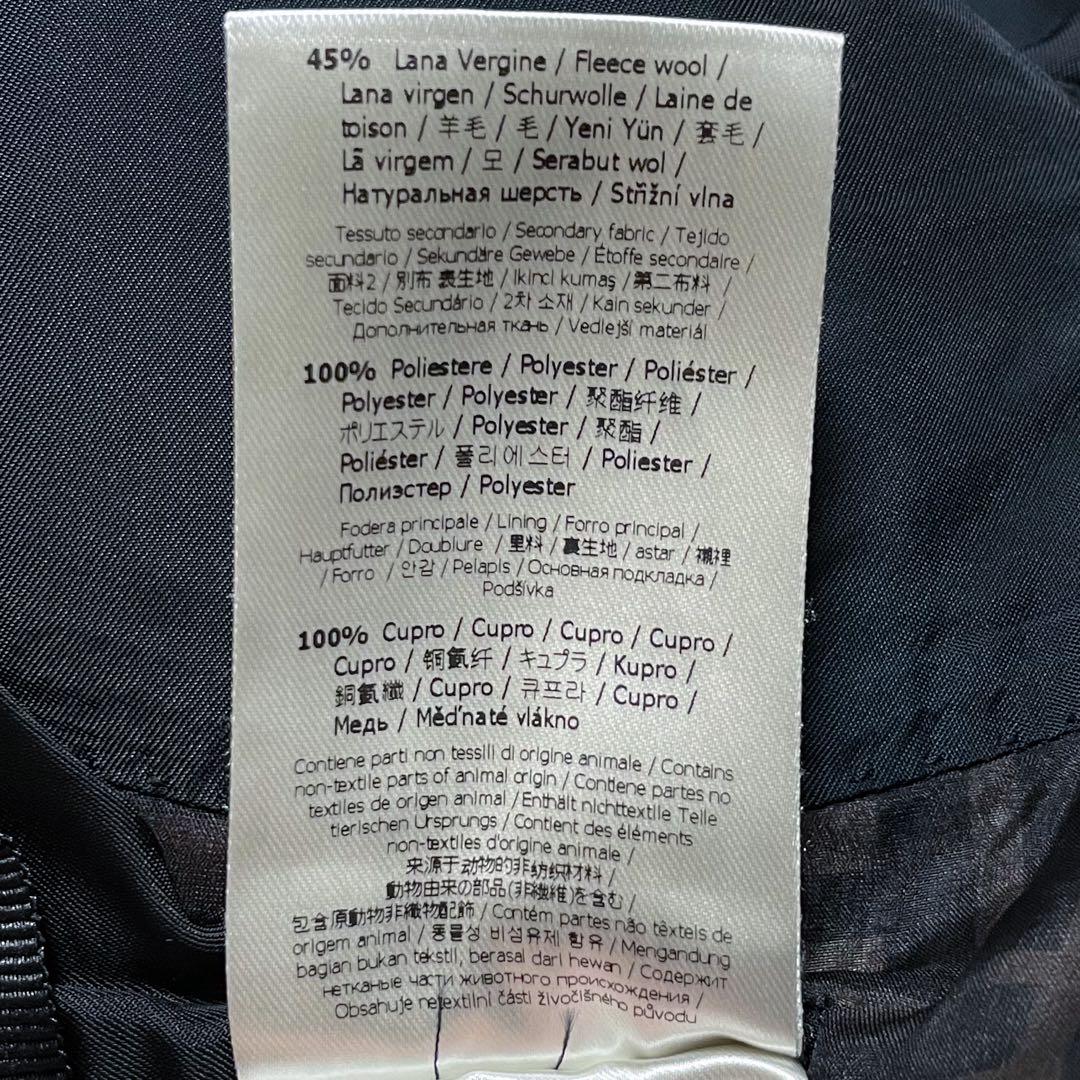 FENDI フェンディ ズッカ柄ラペル スーツ セットアップ 50 XL相当 黒