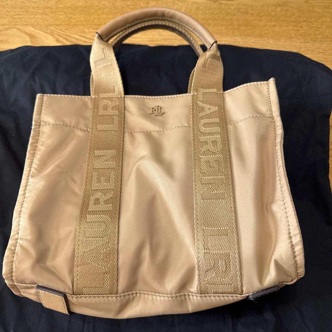 Lauren Ralph Lauren ベージュ トートバッグ　新品