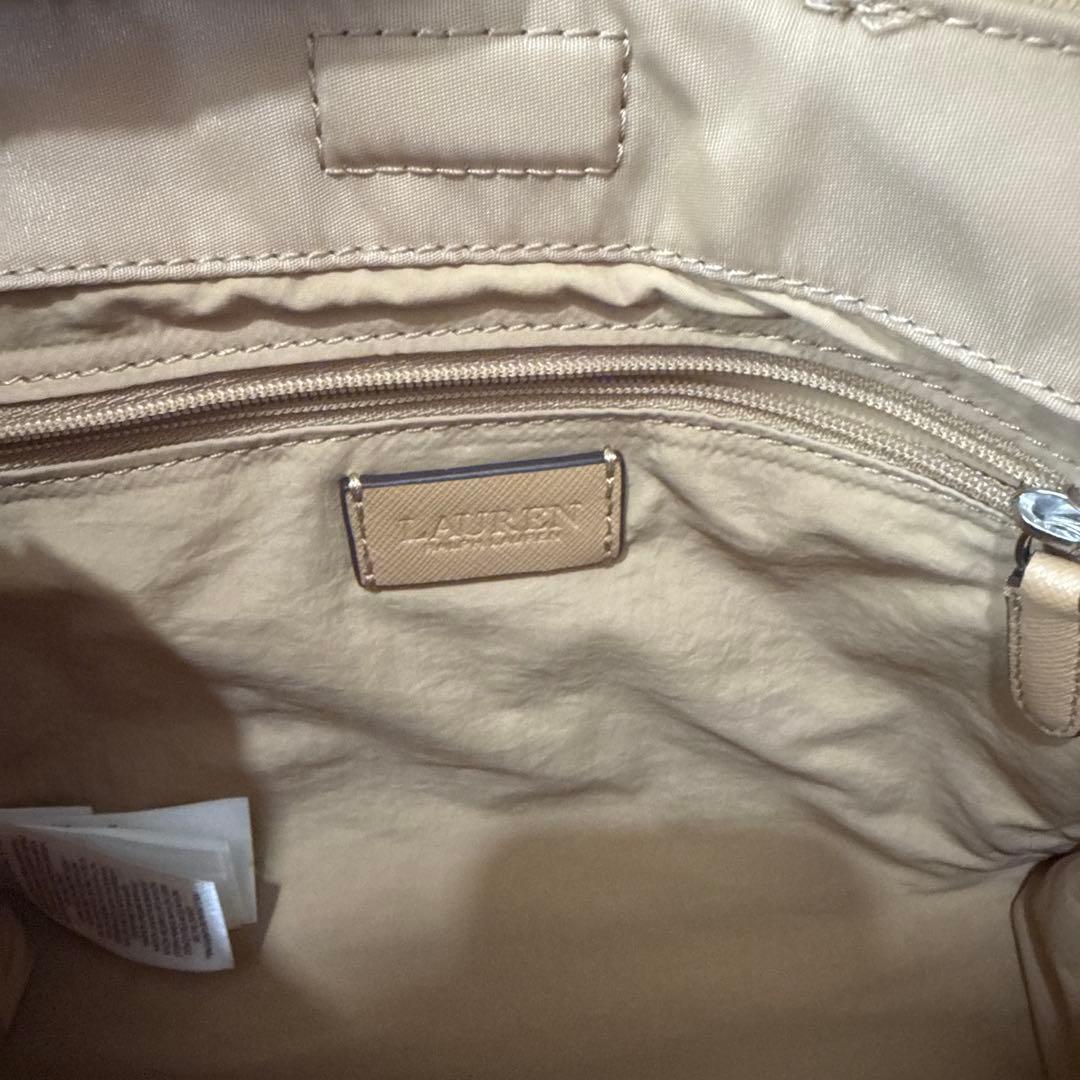 Lauren Ralph Lauren ベージュ トートバッグ　新品