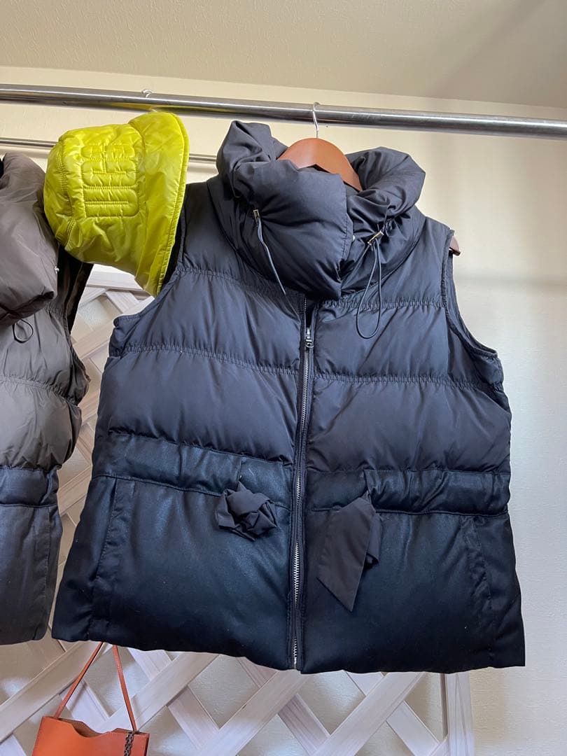 〜13号　⭐︎異素材切り替え　ダウンベスト　リボンむすび　35000円　ダブスタ