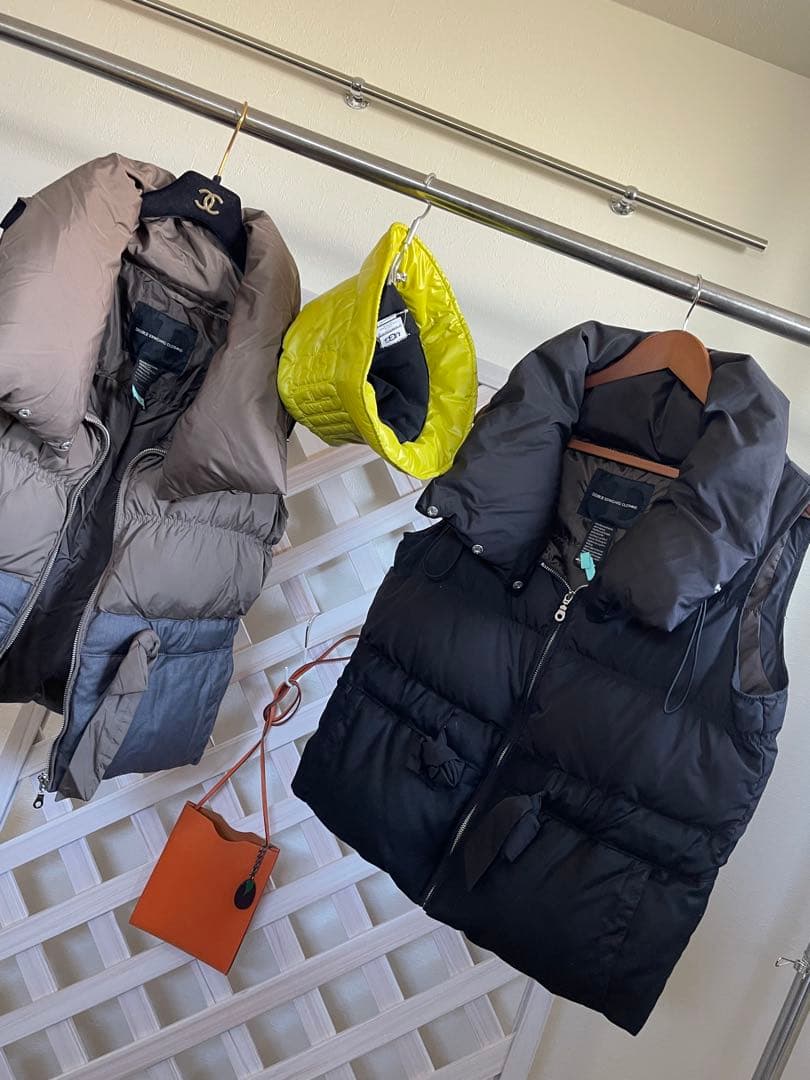 〜13号　⭐︎異素材切り替え　ダウンベスト　リボンむすび　35000円　ダブスタ