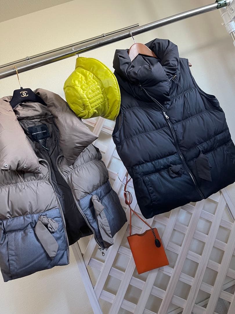 〜13号　⭐︎異素材切り替え　ダウンベスト　リボンむすび　35000円　ダブスタ