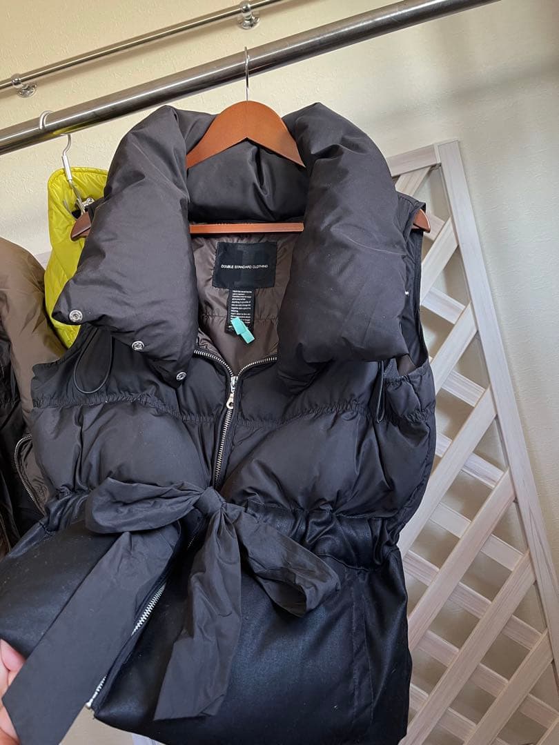 〜13号　⭐︎異素材切り替え　ダウンベスト　リボンむすび　35000円　ダブスタ