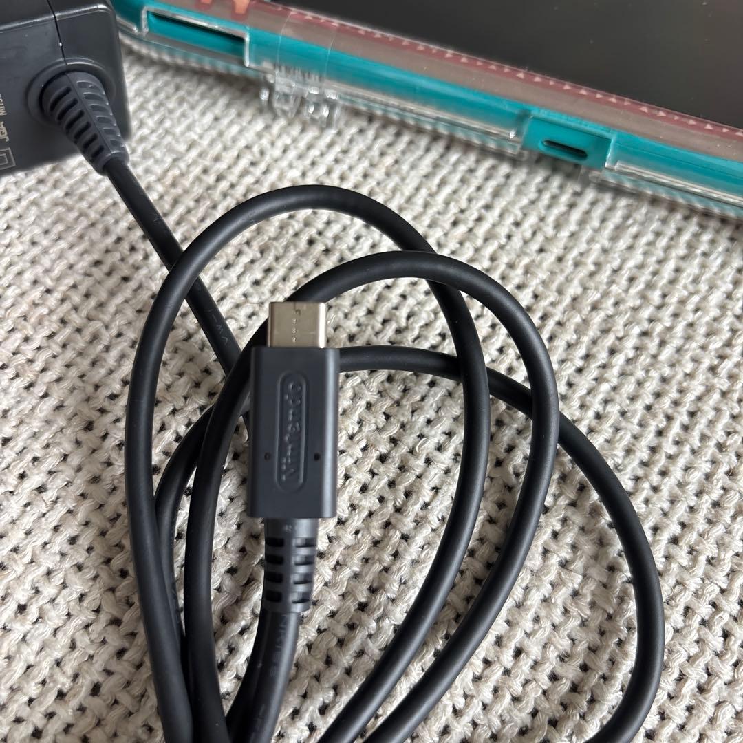 Nintendo Switch Lite ターコイズ 保護ケース　充電器付き