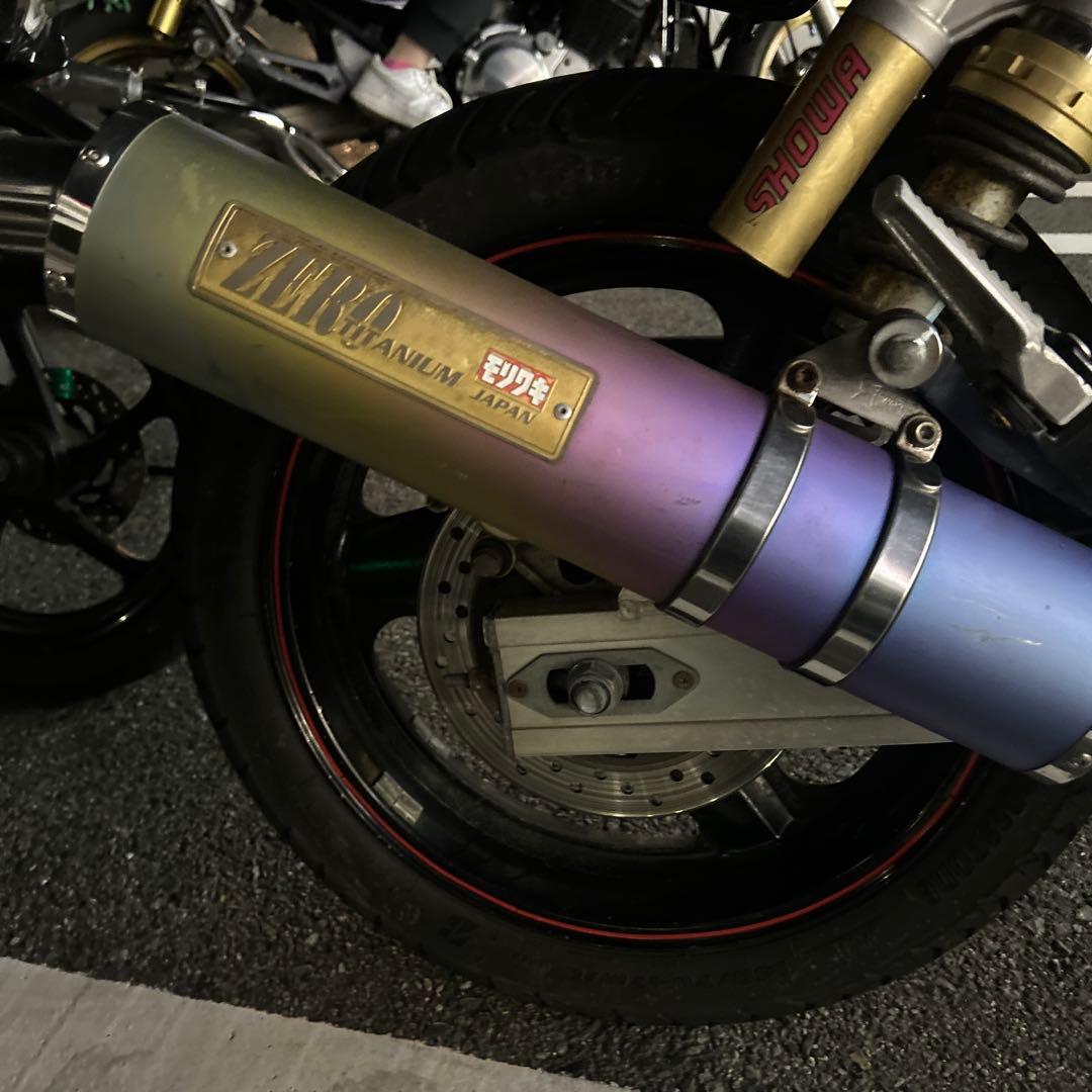 モリワキ チタンマフラー 4-1エキゾースト　cb400sf nc31用