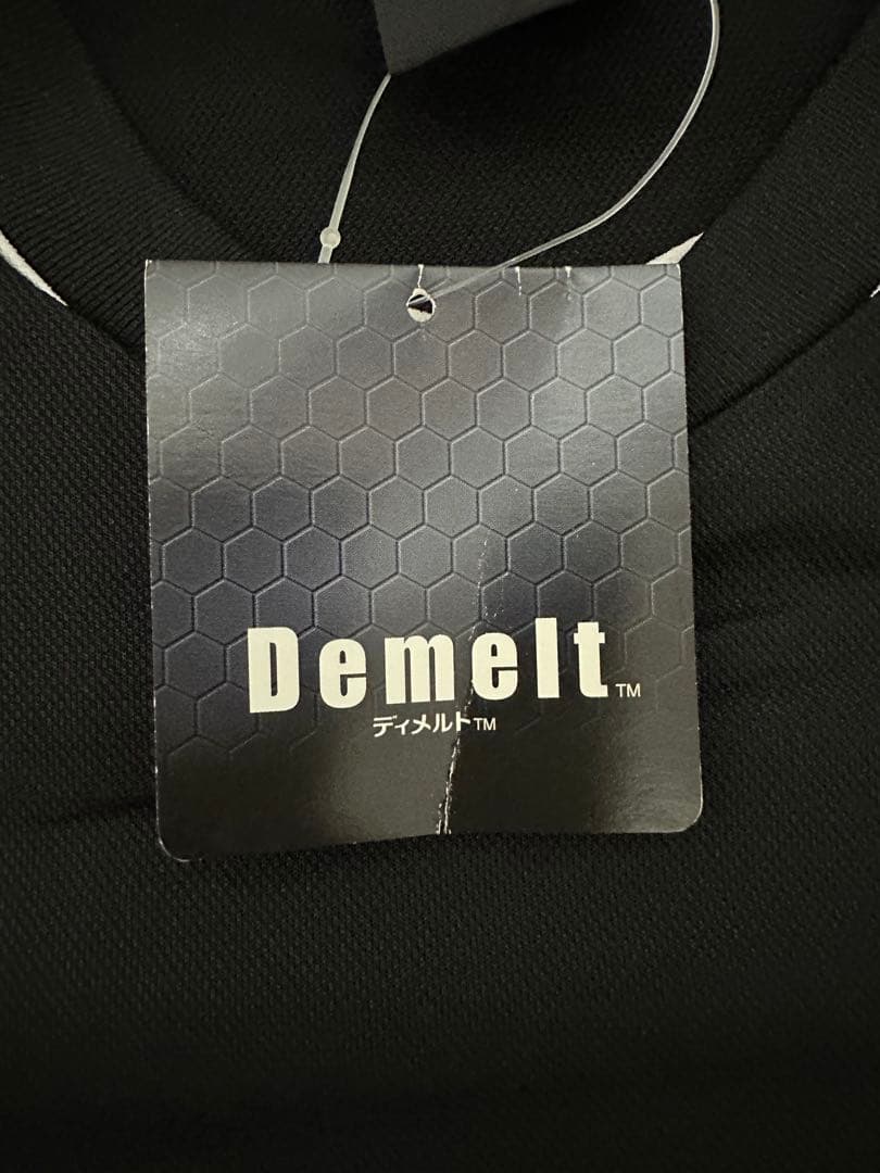 デサント　バレーユニフォーム　長袖　ブラック　圧着マーキング入り　セット