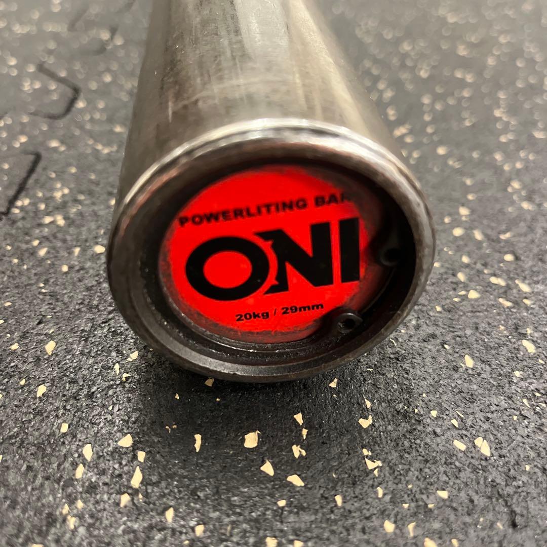 希少！ONI パワーリフティング バーベル レッド‼️
