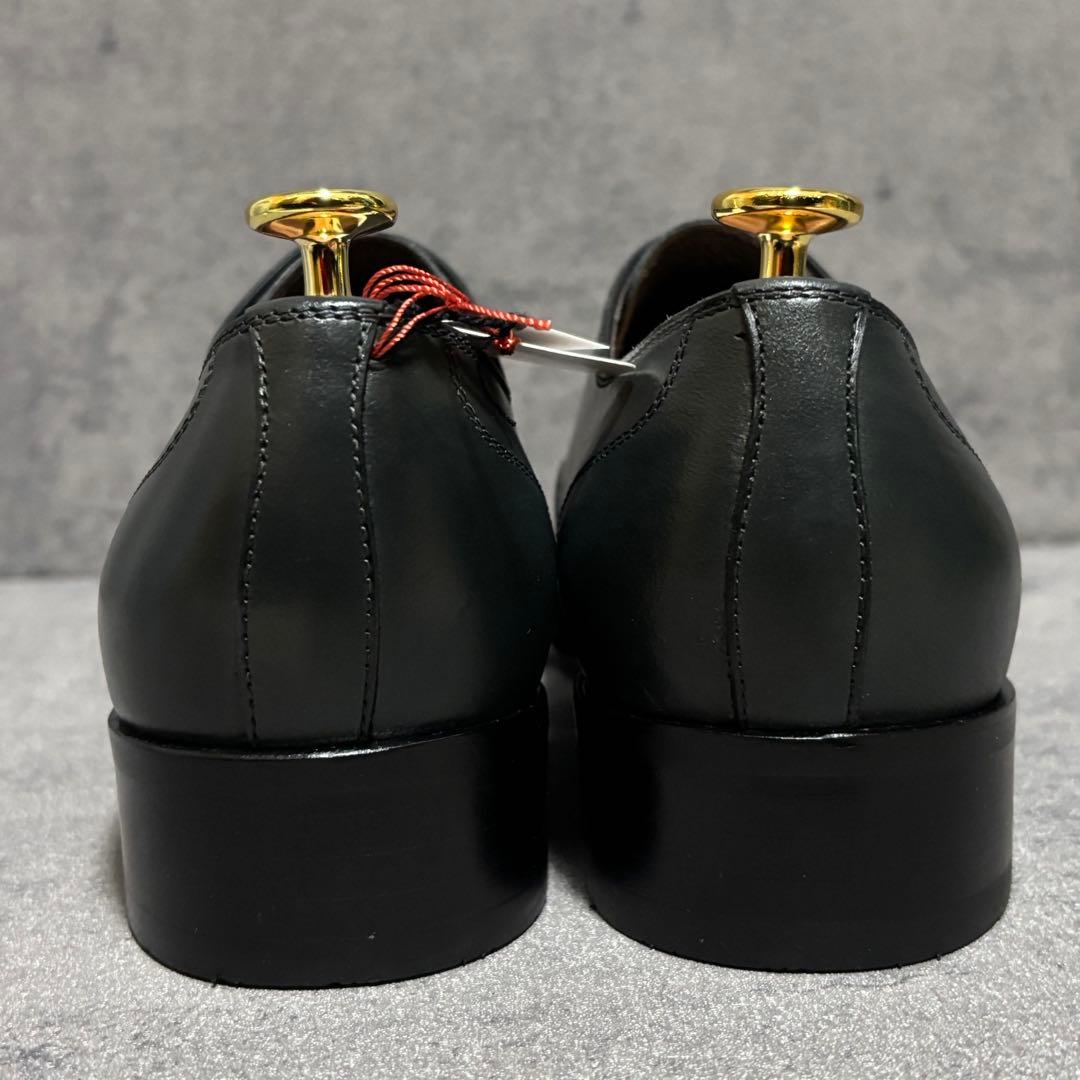 新品未使用　ランバンコレクション　ドレスシューズ　ダークグレー　本革　2231