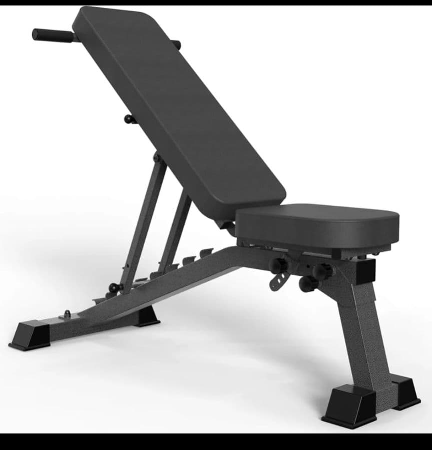 IROTECパワーラック ゴムマット ベンチ台 バーベル+プレート エアロバイク