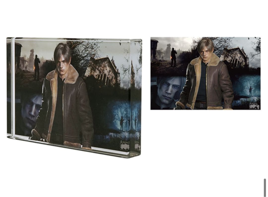 大カプコン展 アクリルブロック　レオン・S・ケネディ（バイオハザード）