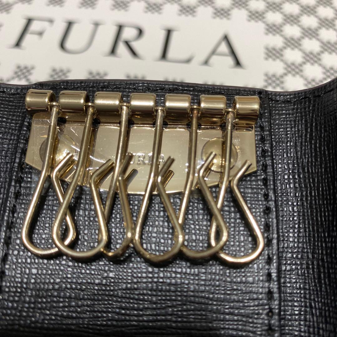 未使用　フルラ　FURLA　６連キーケース　バビロン　レザー