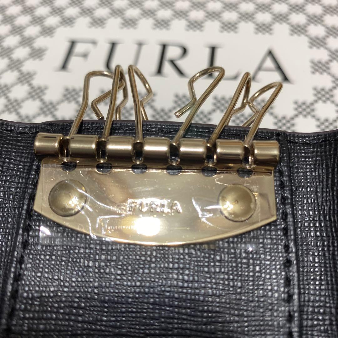 未使用　フルラ　FURLA　６連キーケース　バビロン　レザー