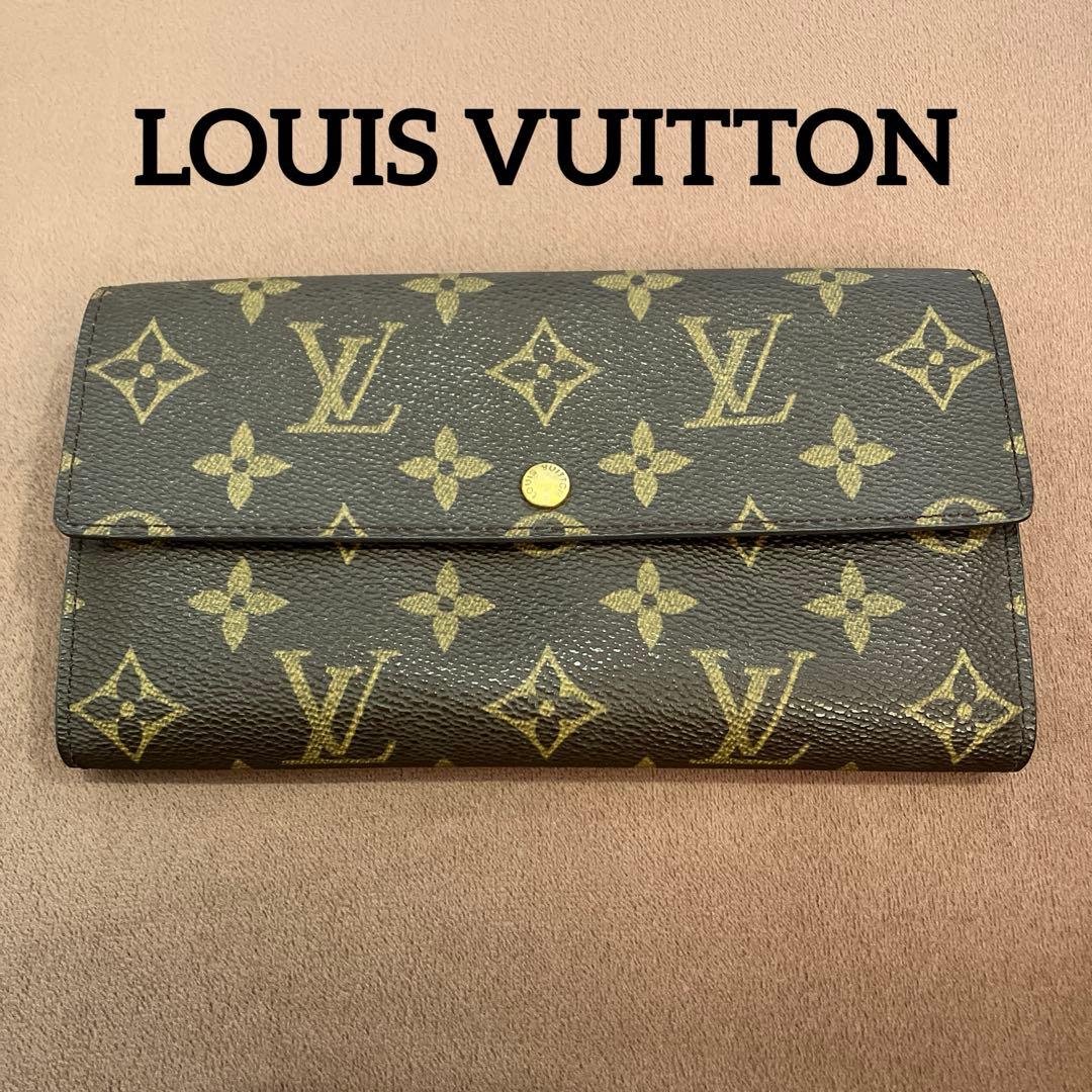 LOUIS VUITTON ルイ ヴィトン 旧型 長 財布 2つ折り 二つ折り